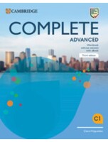 Complete Advanced 3ed Workbook without Answers with audio / video on Cambridge One- Cambridge