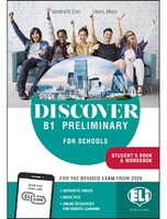 DISCOVER - B1 Preliminary for Schools - Student’s Book + Workbook + Digital Book + downloadable audio files