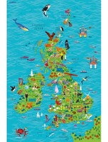 Children’s Wall Map of The United Kingdom & Ireland -ELI