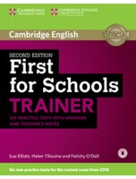 First for Schools Trainer Practice Tests with answers and audio Cambridge